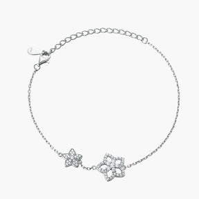 S925 Pure Silver Bow Bracelet