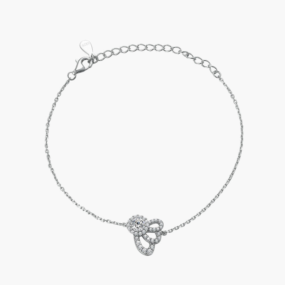 S925 Pure Silver Cubic Zirconia Bracelet