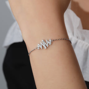 S925 Sterling Silver Fashion Twist Bracelet