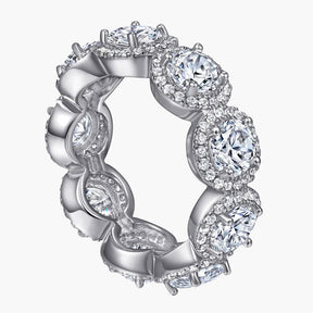 S925 Pure Silver Fashion Full Diamond Ring